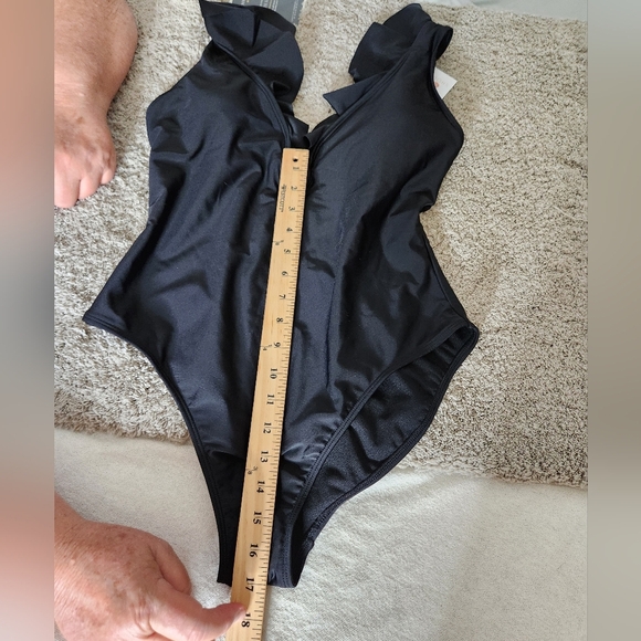 Women's Ruffle Plunge One Piece Swimsuit - Shade & Shore - Picture 5 of 16